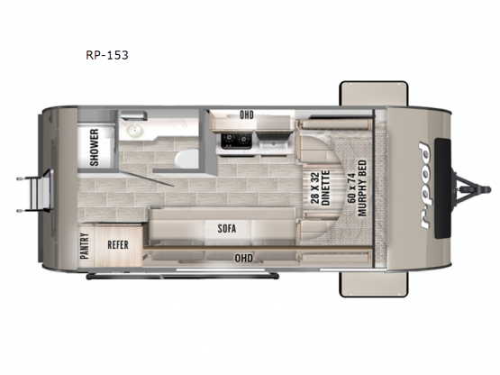 R Pod RP-153 Floorplan Image