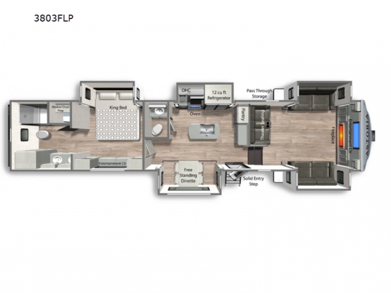 Astoria 3803FLP Floorplan Image
