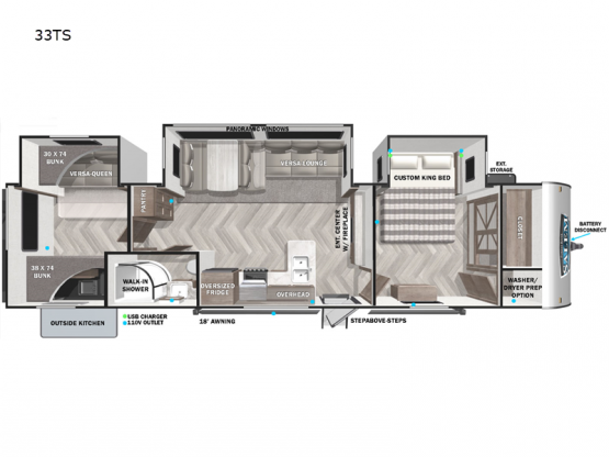 Salem 33TS Floorplan Image
