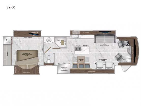 American Dream 39RK Floorplan Image