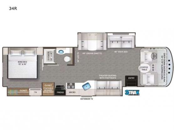 Windsport 34R Floorplan Image