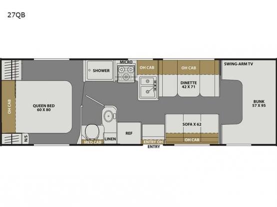 Freelander 27QB Floorplan Image
