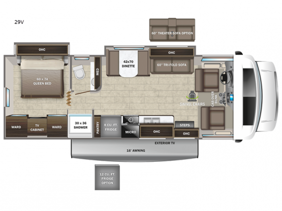 Esteem 29V Floorplan Image