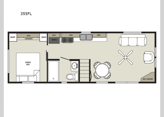 Floorplan - 2025 Summit 355FL Park Models