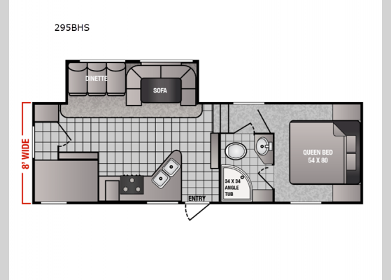 Floorplan - 2024 Surfside Limited 295BHS Fifth Wheel