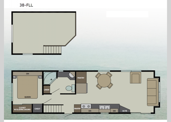 Floorplan - 2024 Bayview 38-FLL Park Models