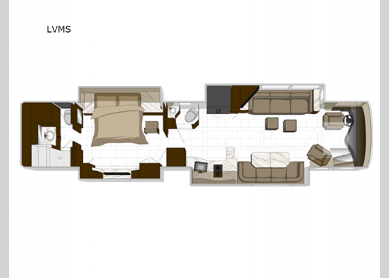 Floorplan - 2024 REALM FS605 LVMS Motor Home Class A - Diesel