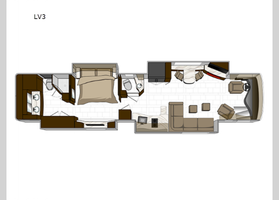 Floorplan - 2024 REALM FS605 LV3 Motor Home Class A - Diesel