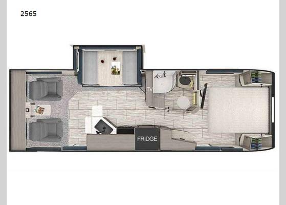 Floorplan - 2024 Lance Travel Trailers 2565 Travel Trailer