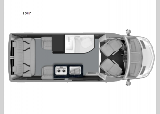 Floorplan - 2024 Turismo-ion Tour Motor Home Class B - Diesel