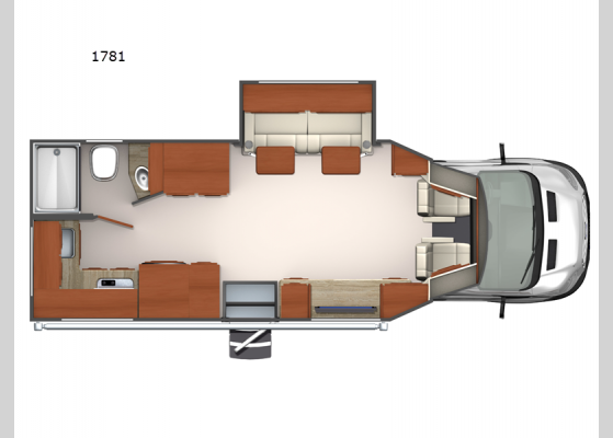 Floorplan - 2024 Phoenix TRX 1781 Motor Home Class B+