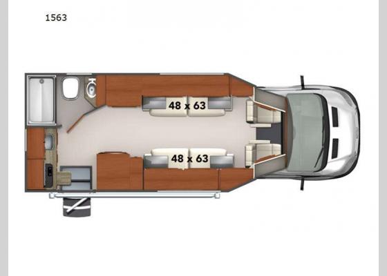 Floorplan - 2024 Phoenix TRX 1563 Motor Home Class B+