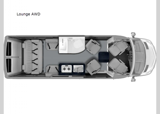 Floorplan - 2025 Strada-ion Lounge AWD Motor Home Class B - Diesel