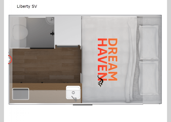 Floorplan - 2024 Chameleon Liberty SV Travel Trailer