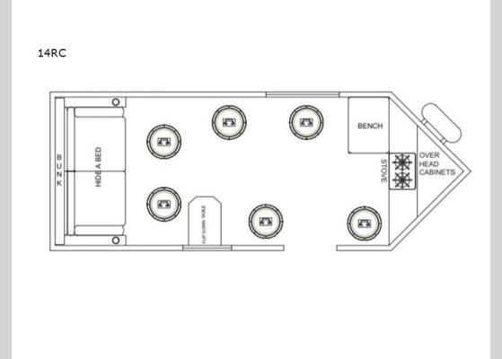 Floorplan - 2024 Glacier Ice House 14RC Ice House