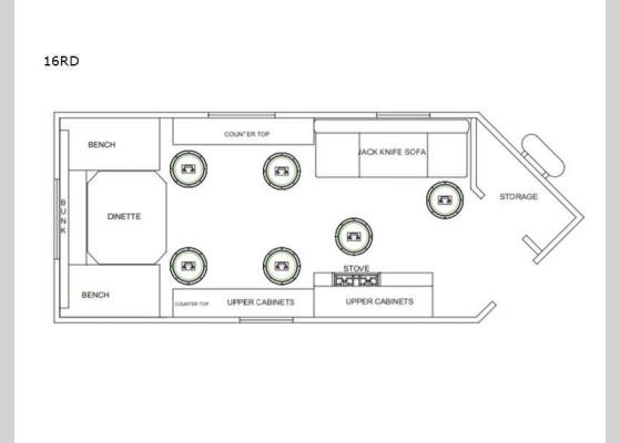 Floorplan - 2024 Glacier Ice House 16RD Ice House