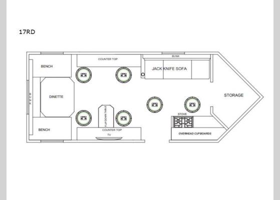 Floorplan - 2024 Glacier Ice House 17RD Ice House