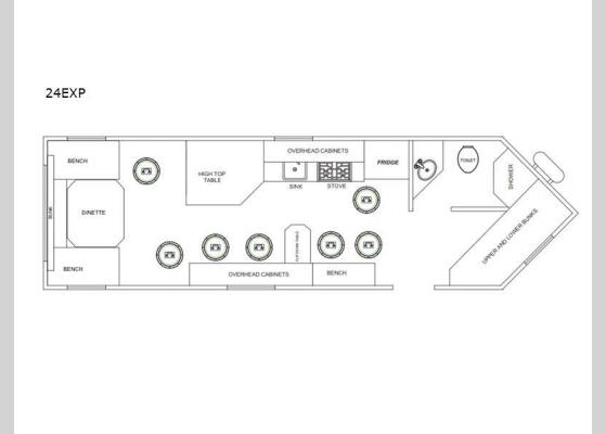 Floorplan - 2024 Glacier Ice House 24EXP Ice House