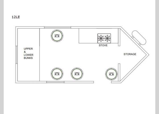 Floorplan - 2024 Glacier Ice House 12LE Ice House