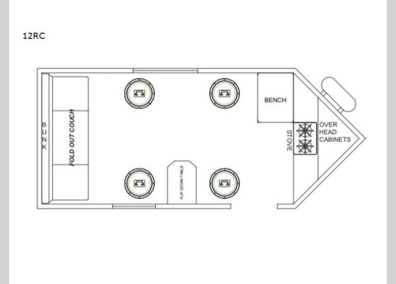 Floorplan - 2024 Glacier Ice House 12RC Ice House