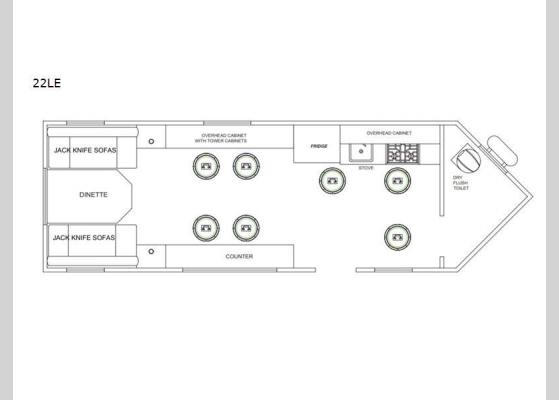 Floorplan - 2024 Glacier Ice House 22LE Ice House