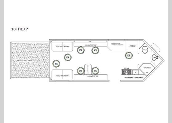 Floorplan - 2024 Glacier Ice House 18THEXP Ice House