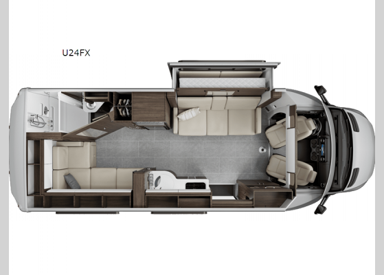 Floorplan - 2025 Unity U24FX Motor Home Class B+ - Diesel