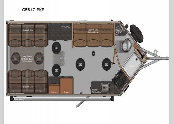 Floorplan - 2024 Grand Escape Edition GE817-PKF Fish House