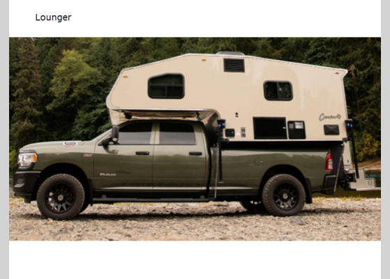 Floorplan - 2024 Camino 88 Lounger Truck Camper