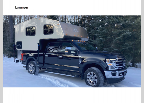 Floorplan - 2024 Camino 66 Lounger Truck Camper