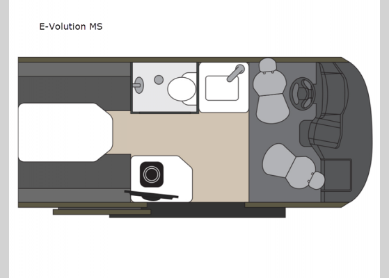 Floorplan - 2024 Prolite E-Volution MS Motor Home Class B - Diesel