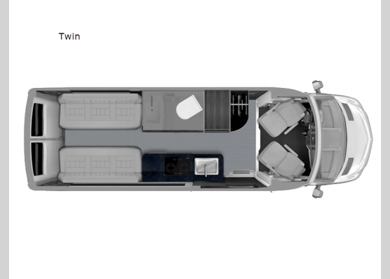 Floorplan - 2025 Terreno AWD Twin Motor Home Class B - Diesel