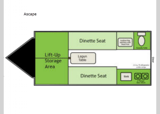 Floorplan - 2024 Amp Ascape Travel Trailer