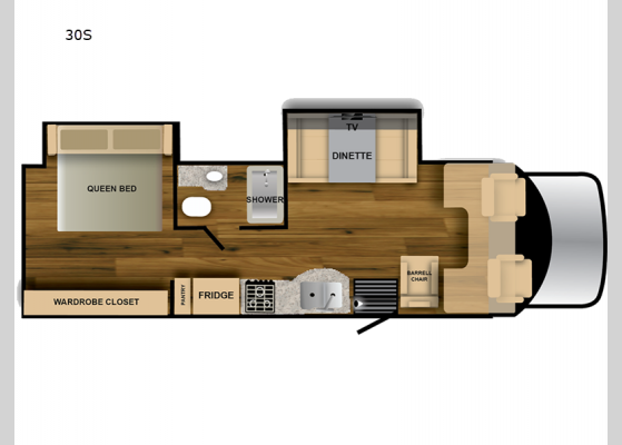 Floorplan - 2024 Verrado 30S Motor Home Super C - Diesel