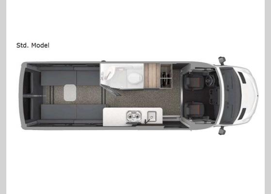 Floorplan - 2025 Interstate 24X Std. Model Motor Home Class B - Diesel