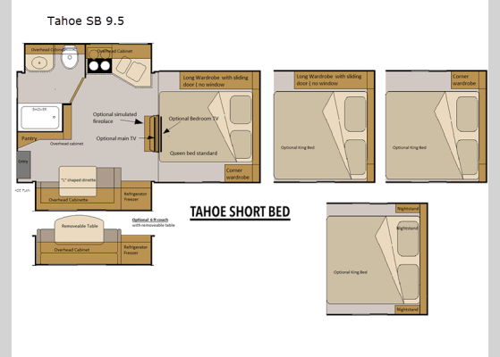 Floorplan - 2024 Host Campers Tahoe SB 9.5 Truck Camper