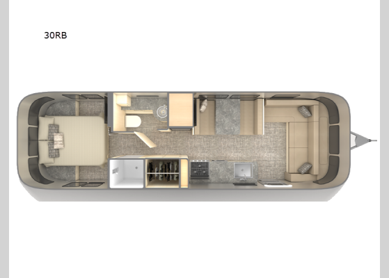 Floorplan - 2025 Flying Cloud 30RB Travel Trailer