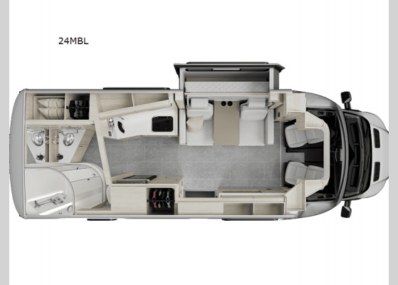 Floorplan - 2025 Wonder 24MBL Motor Home Class B+