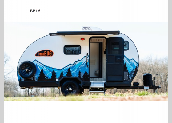 Floorplan - 2025 Big Buggy BB16 Teardrop Trailer