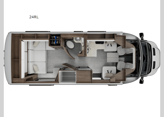 Floorplan - 2024 Wonder 24RL Motor Home Class B+