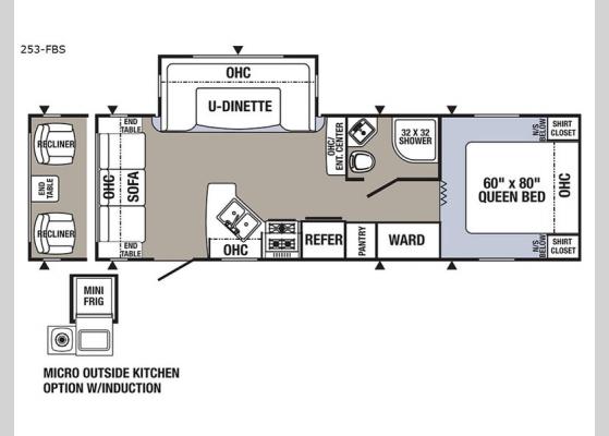 Floorplan - 2018 Puma 253-FBS Fifth Wheel