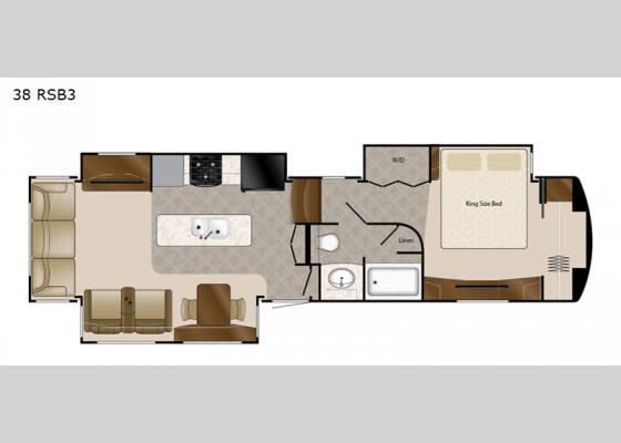 Floorplan - 2020 Mobile Suites 38 RSB3 Fifth Wheel