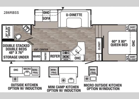 Floorplan - 2020 Puma 286RBSS Fifth Wheel