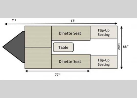 Floorplan - 2020 Ascape MT Travel Trailer