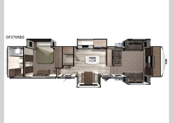 Floorplan - 2020 Open Range OF370RBS Fifth Wheel