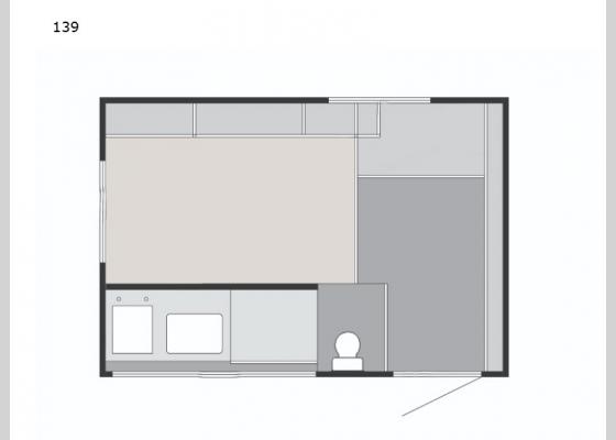 Floorplan - 2021 Sunray 139 Travel Trailer