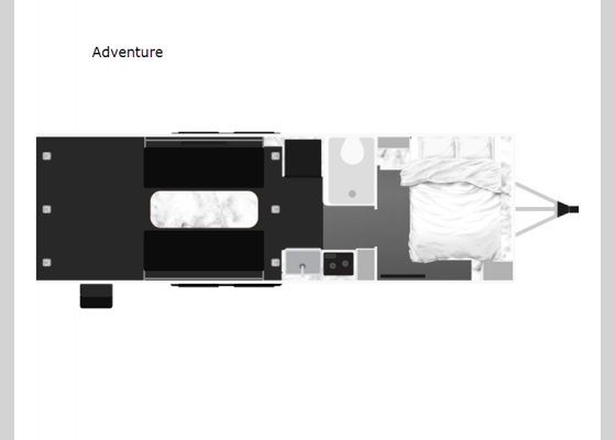 Floorplan - 2024 O-V-R Adventure Toy Hauler Travel Trailer
