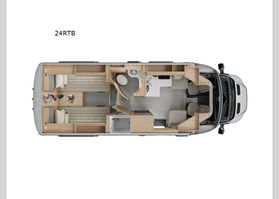 Floorplan - 2026 Wonder 24RTB Motor Home Class B+