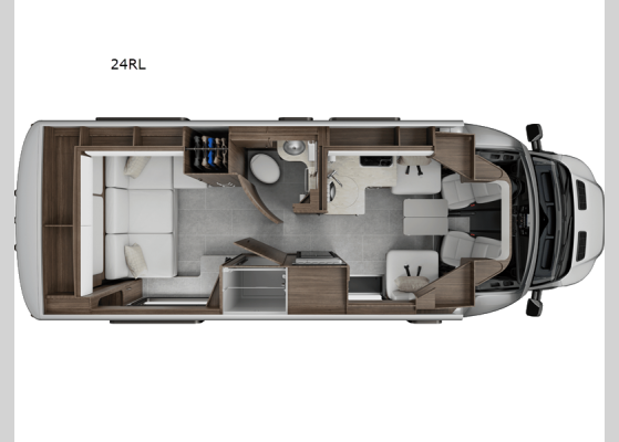Floorplan - 2026 Wonder 24RL Motor Home Class B+