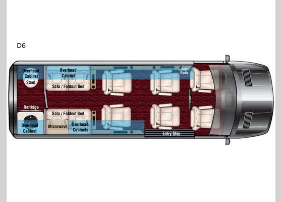 Floorplan - 2024 Daycruiser D6 Motor Home Class B - Diesel